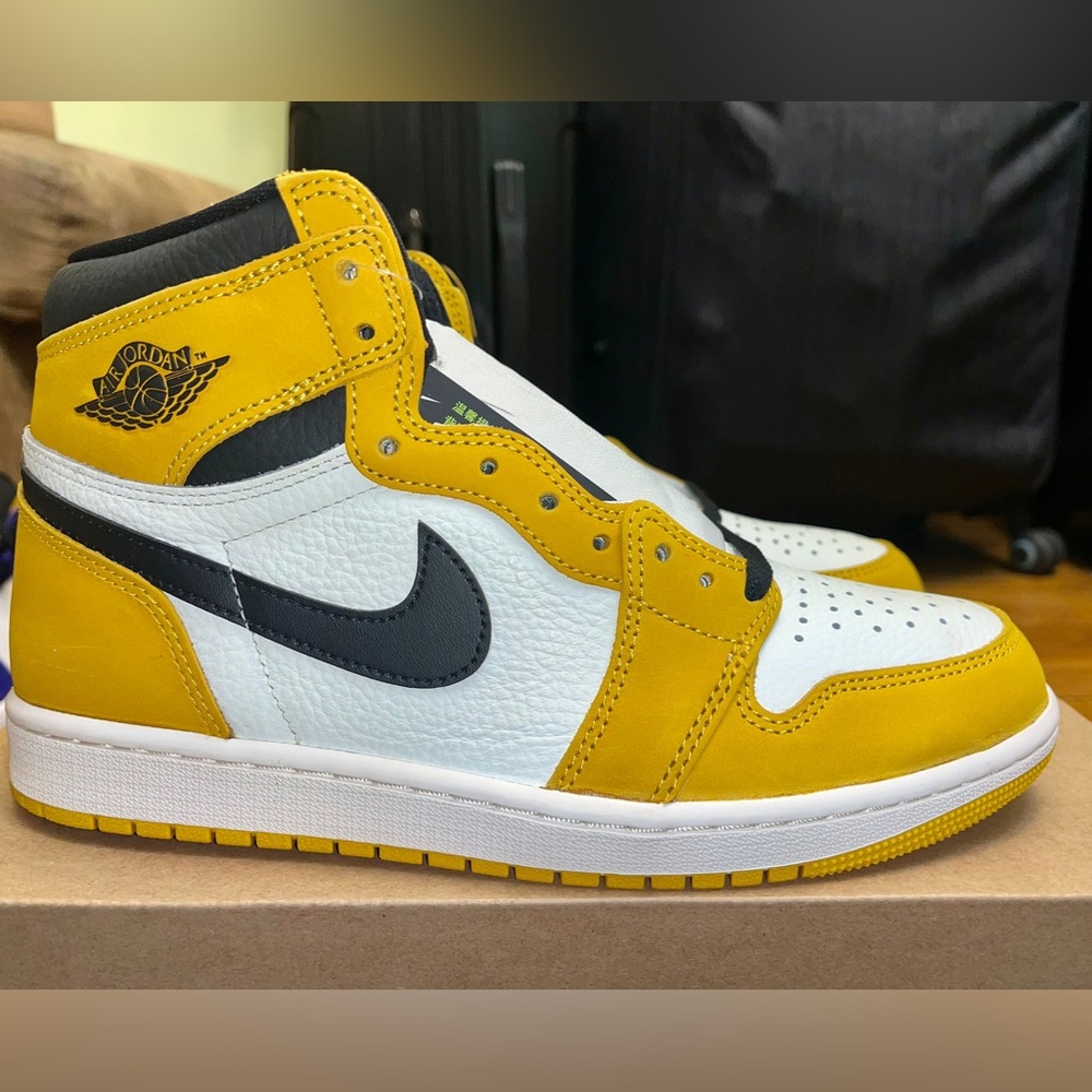 Yellow, Black , & White Air Jordan 1’s